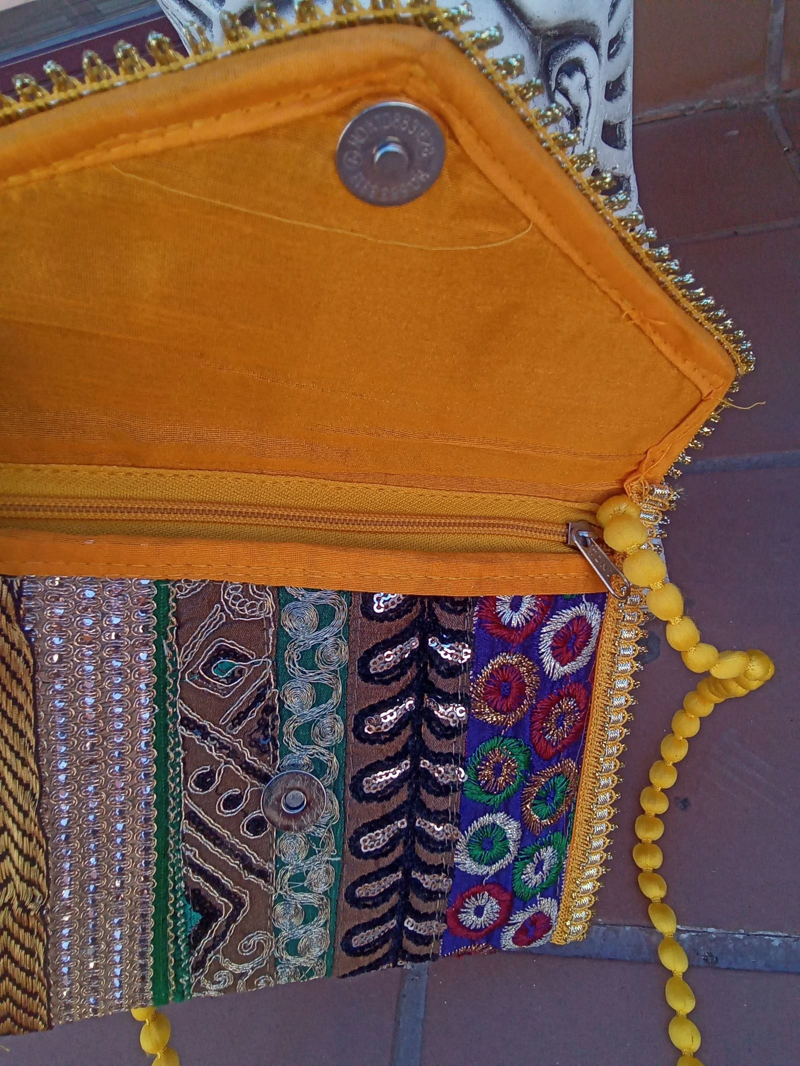 Bolsa India bordada multicolor – photo 12